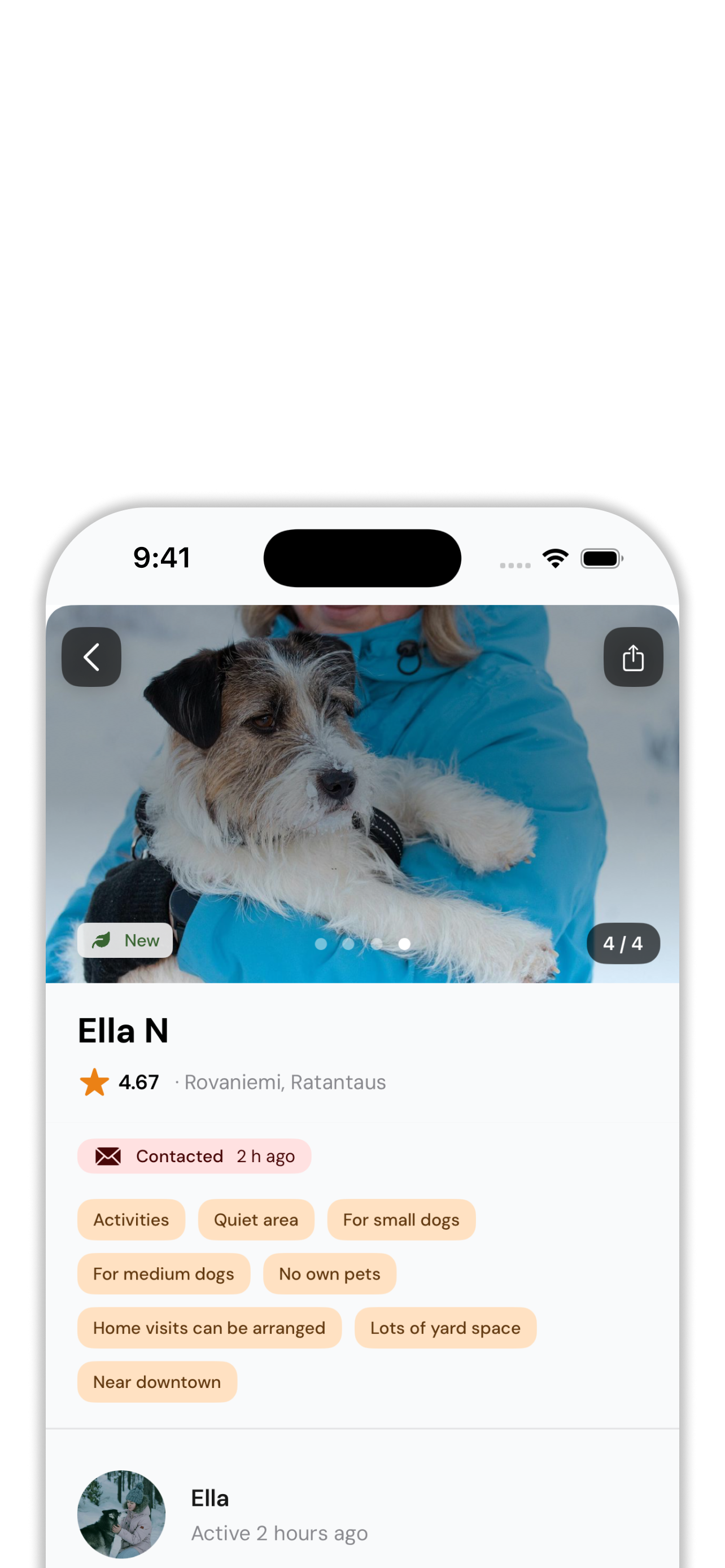 Applicazione Pethotel - trovare pet sitter affidabili